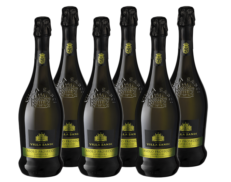 Paket mit 6 Flaschen Asolo Prosecco DOCG "Biodiversity"