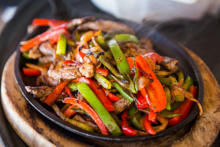 Mexikanischen Gerichten fajitas