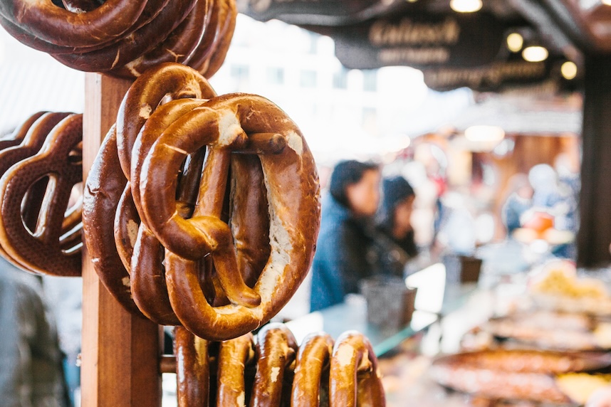 street food deutschland brezel